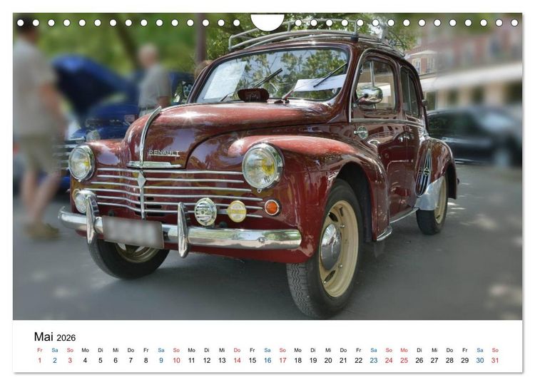 Produktbild: Oldtimer - Altes Blech in neuem Glanz (Wandkalender 2026 DIN A4 quer), CALVENDO Monatskalender