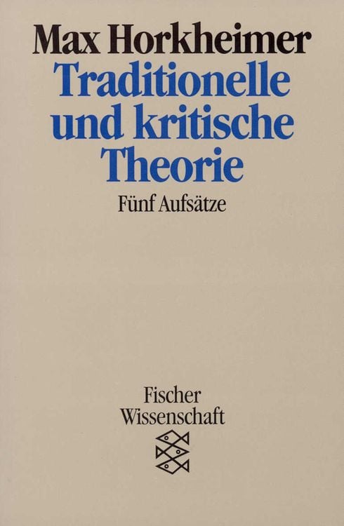 Produktbild: Traditionelle und kritische Theorie