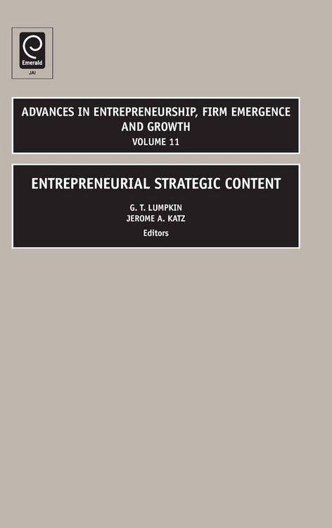 Produktbild: Entrepreneurial Strategic Content