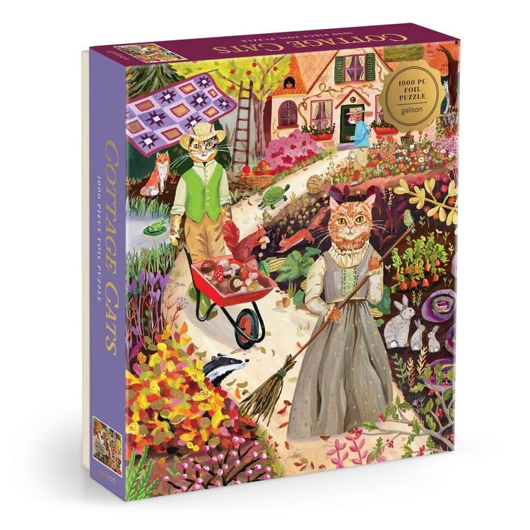 Produktbild: Cottage Cats 1000 Piece Foil Puzzle