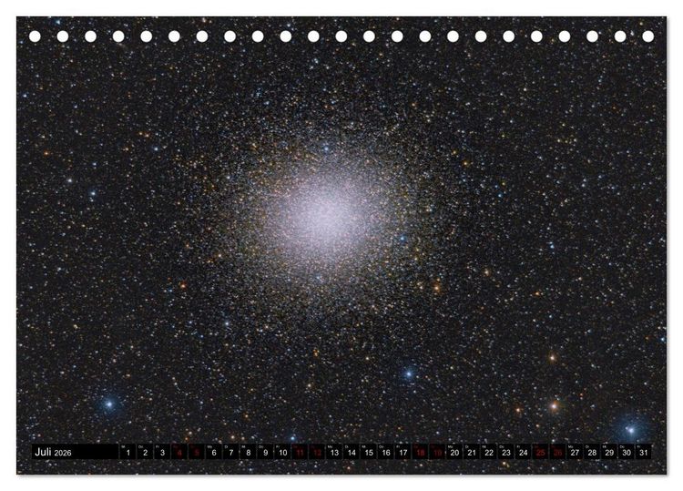 Produktbild: Deepsky XVII (Tischkalender 2026 DIN A5 quer), CALVENDO Monatskalender