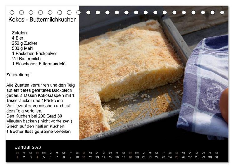 Produktbild: Lieblingsst&uuml;cke (Tischkalender 2026 DIN A5 quer), CALVENDO Monatskalender