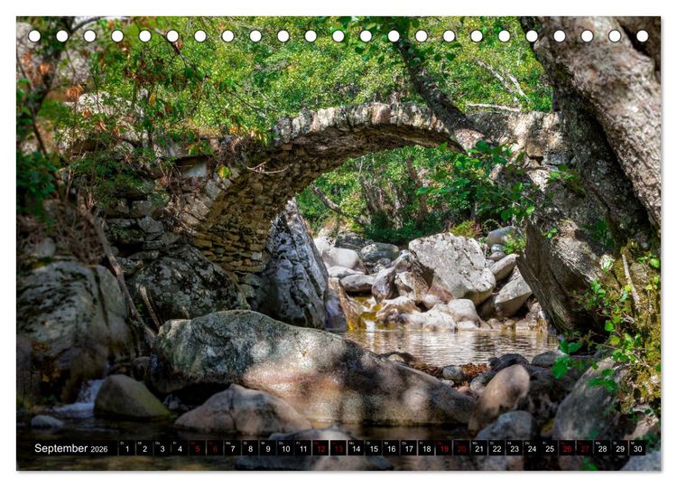 Produktbild: Korsika - Insel der Gegens&auml;tze (Tischkalender 2026 DIN A5 quer), CALVENDO Monatskalender