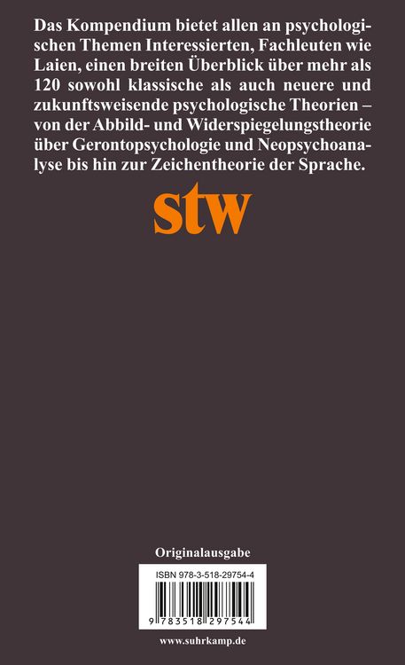 Produktbild: Kompendium psychologischer Theorien