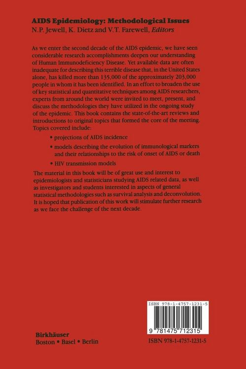 Produktbild: AIDS Epidemiology