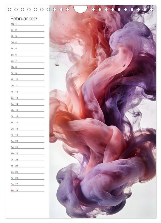 Produktbild: Quiet Fluids - Fluid Art Farben zwischen Wasser und Licht (Wandkalender 2027 DIN A4 hoch), CALVENDO Monatskalender