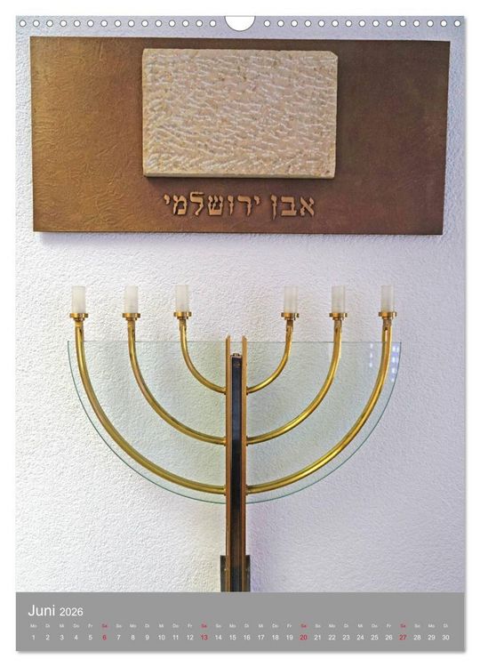Produktbild: Bejt Knesset. Haus der Versammlung. Die Synagoge in Darmstadt (Wandkalender 2026 DIN A3 hoch), CALVENDO Monatskalender