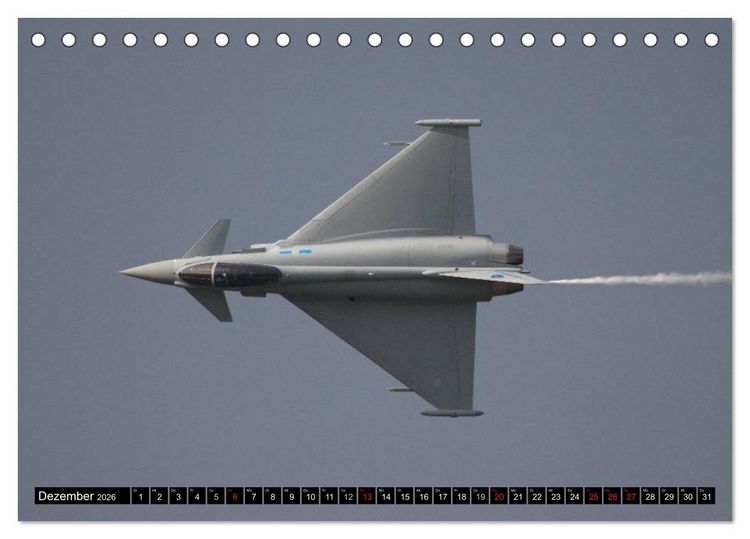 Produktbild: Augenblicke in der Luft: Eurofighter Typhoon (Tischkalender 2026 DIN A5 quer), CALVENDO Monatskalender