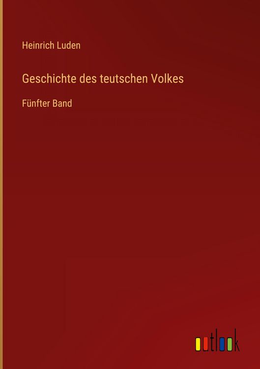 Produktbild: Geschichte des teutschen Volkes