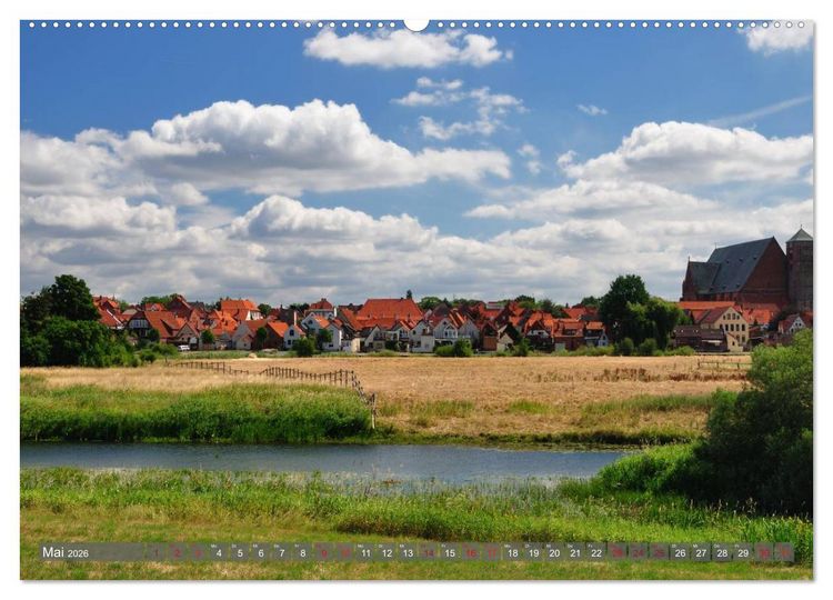 Produktbild: Ansichten meiner Stadt - Verden Aller (Wandkalender 2026 DIN A2 quer), CALVENDO Monatskalender