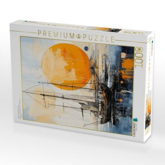 Produktbild: CALVENDO Puzzle Segeln - Abendstimmung | 1000 Teile Lege-Gr&ouml;&szlig;e 64x48cm Foto-Puzzle f&uuml;r gl&uuml;ckliche Stunden
