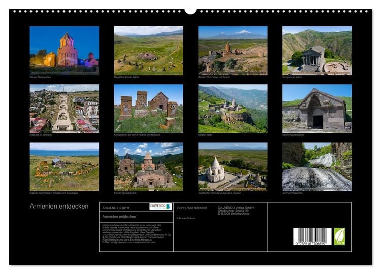 Produktbild: Armenien entdecken (hochwertiger Premium Wandkalender 2026 DIN A2 quer), Kunstdruck in Hochglanz