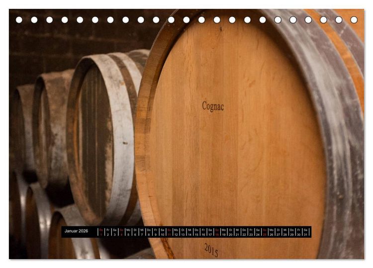 Produktbild: Cognac - pure Magie (Tischkalender 2026 DIN A5 quer), CALVENDO Monatskalender