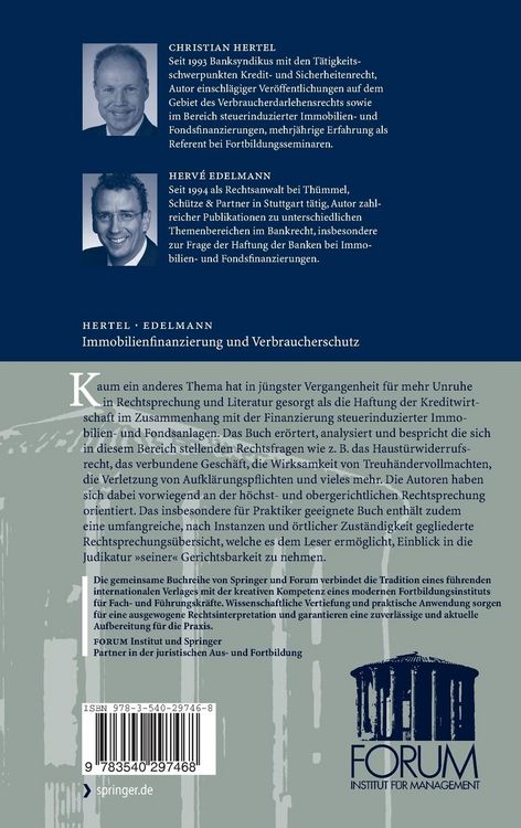 Produktbild: Immobilienfinanzierung und Verbraucherschutz