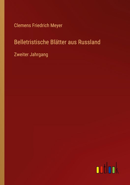 Produktbild: Belletristische Bl&auml;tter aus Russland