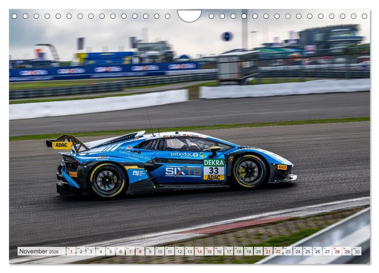 Produktbild: Wilde Stiere am N&uuml;rburgring (Wandkalender 2026 DIN A4 quer), CALVENDO Monatskalender