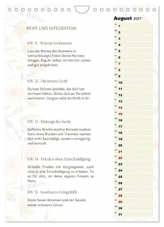 Produktbild: SEELENKOMPASS (Wandkalender 2027 DIN A4 hoch), CALVENDO Monatskalender