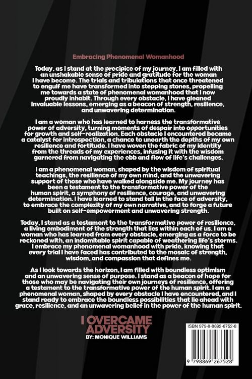 Produktbild: I Overcame Adversity