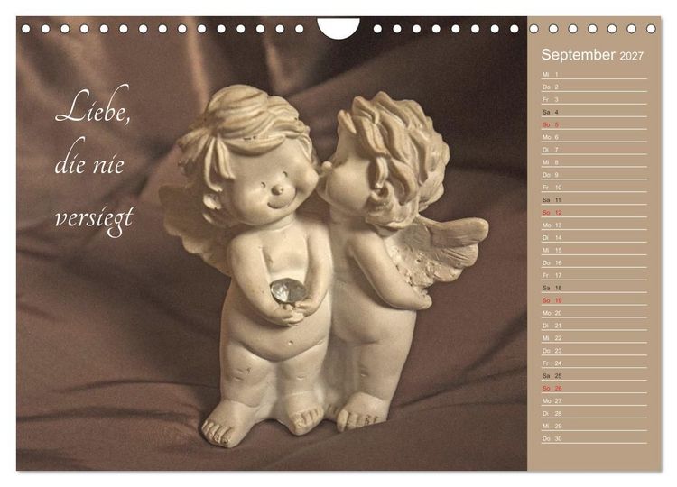 Produktbild: Engel - Die Worte der Liebe (Wandkalender 2027 DIN A4 quer), CALVENDO Monatskalender