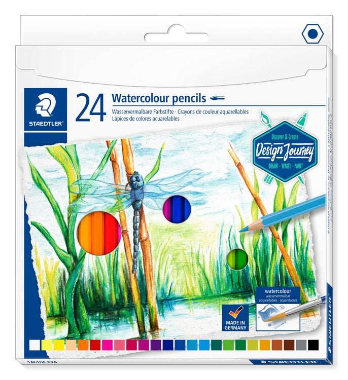 Produktbild: STAEDTLER Aquarellstifte 146 10C wasservermalbar, 24er Set
