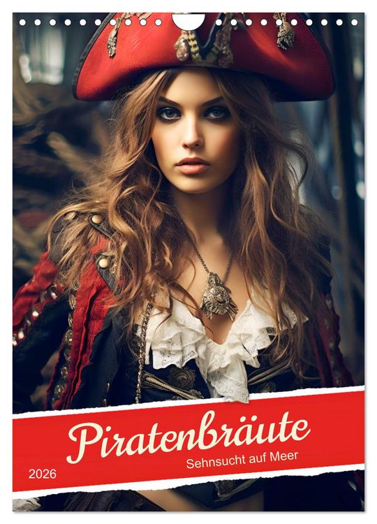 Produktbild: Piratenbr&auml;ute Sehnsucht auf Meer (Wandkalender 2026 DIN A4 hoch), CALVENDO Monatskalender