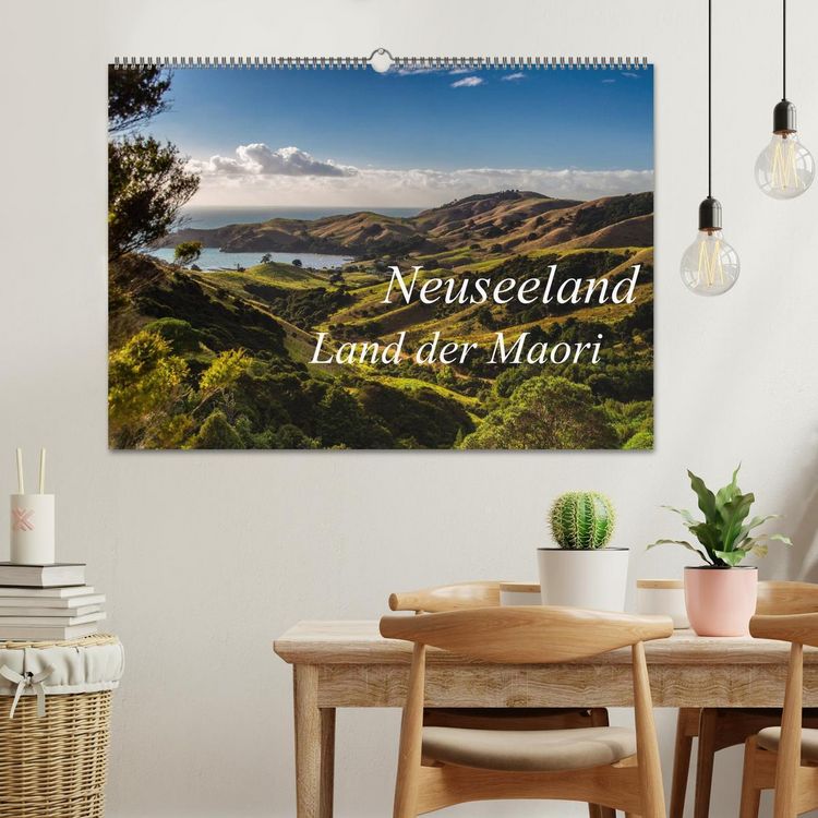 Produktbild: Neuseeland - Land der Maori (Wandkalender 2026 DIN A2 quer), CALVENDO Monatskalender