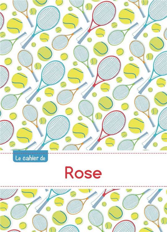 Produktbild: Cahier rose seyes,96p,a5 tennis