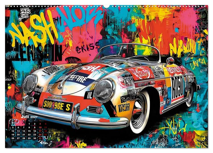 Produktbild: Popart Visionen (Wandkalender 2027 DIN A2 quer), CALVENDO Monatskalender