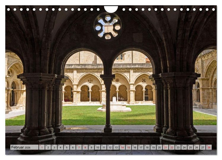 Produktbild: Portugal - Porto, Coimbra, Lissabon (Wandkalender 2026 DIN A4 quer), CALVENDO Monatskalender