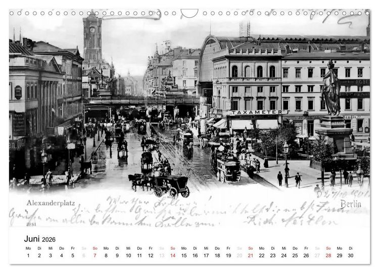 Produktbild: Gr&uuml;&szlig;e aus dem alten Berlin (Wandkalender 2026 DIN A3 quer), CALVENDO Monatskalender