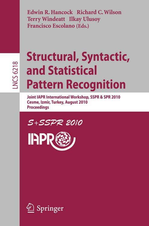 Produktbild: Structural, Syntactic, and Statistical Pattern Recognition
