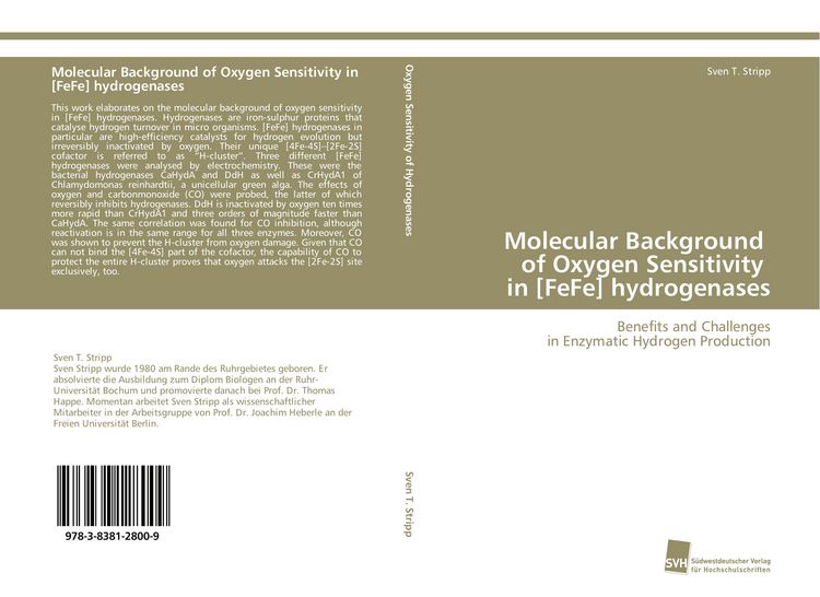 Produktbild: Molecular Background of Oxygen Sensitivity in [FeFe] hydrogenases