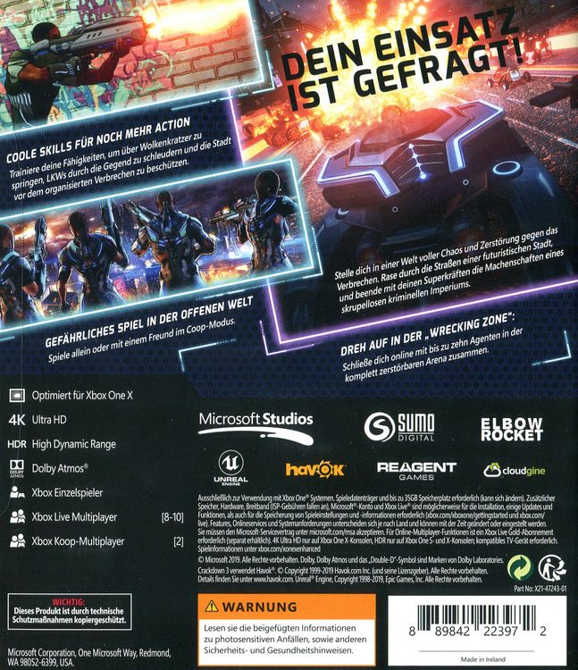 Produktbild: Crackdown 3