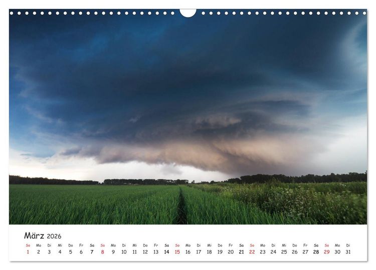 Produktbild: Gewitterwelten (Wandkalender 2026 DIN A3 quer), CALVENDO Monatskalender
