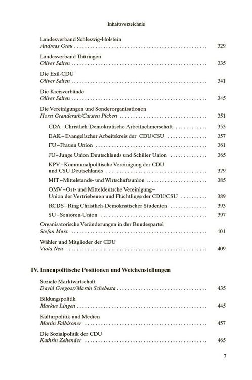 Produktbild: Handbuch zur Geschichte der CDU