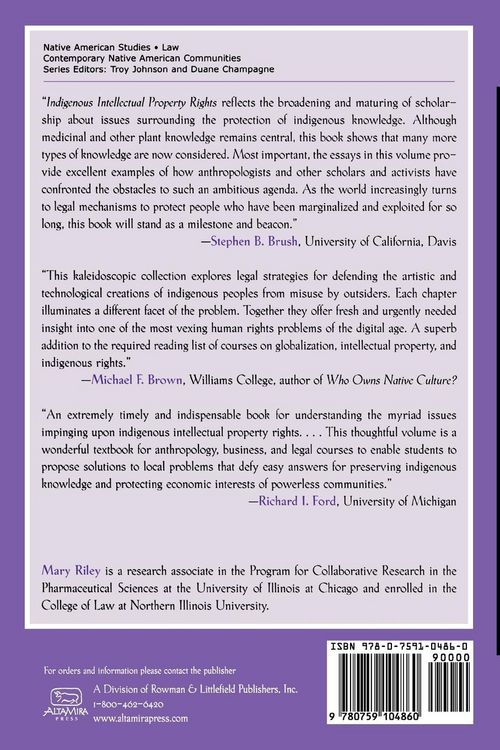 Produktbild: Indigenous Intellectual Property Rights