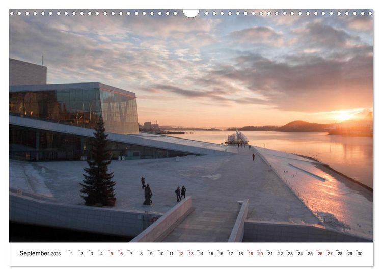 Produktbild: Opera Oslo (Wandkalender 2026 DIN A3 quer), CALVENDO Monatskalender