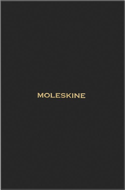 Produktbild: Moleskine Precious & Ethical 12 Monate Wochen Notizkalender 2027, L/A5, Liniert, Weicher Einband, Mamba Schwarz, mit Box