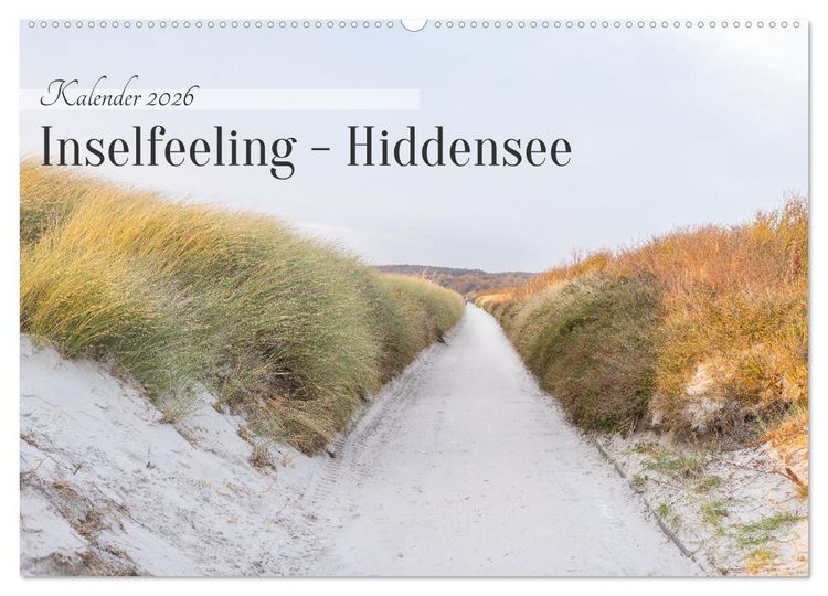 Produktbild: Inseelfeeling - Hiddensee (Wandkalender 2026 DIN A2 quer), CALVENDO Monatskalender