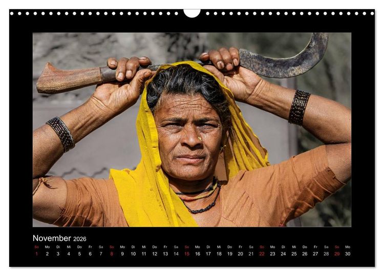 Produktbild: Willkommen in Indien 2026 (Wandkalender 2026 DIN A3 quer), CALVENDO Monatskalender