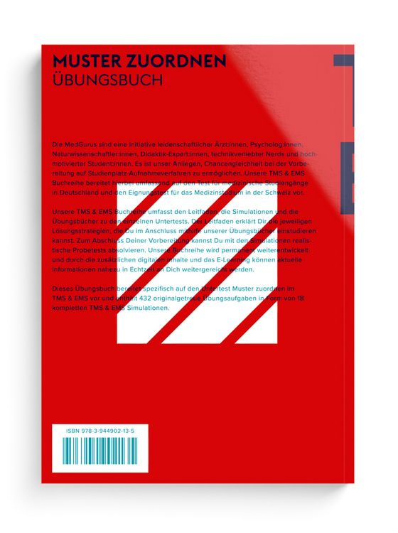 Produktbild: MedGurus - TMS &Uuml;bungsbuch Muster zuordnen