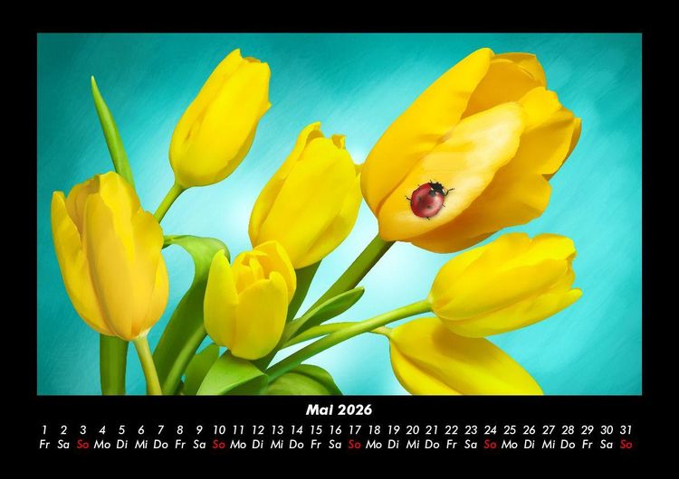 Produktbild: Blumentr&auml;ume 2026 Fotokalender DIN A3