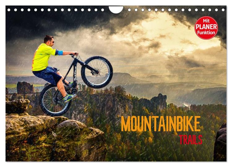 Produktbild: Mountainbike Trails (Wandkalender 2026 DIN A4 quer), CALVENDO Monatskalender