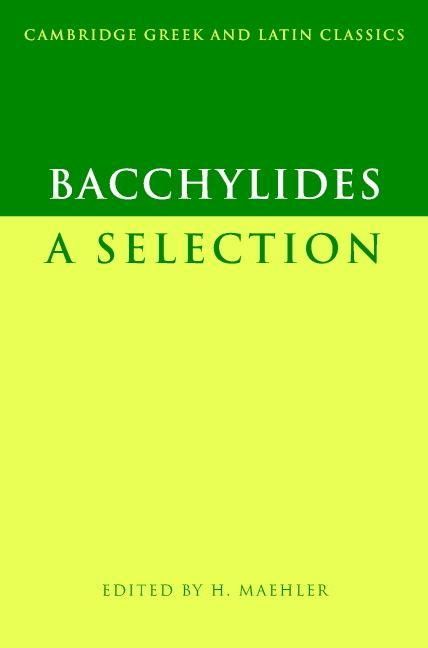 Produktbild: Bacchylides