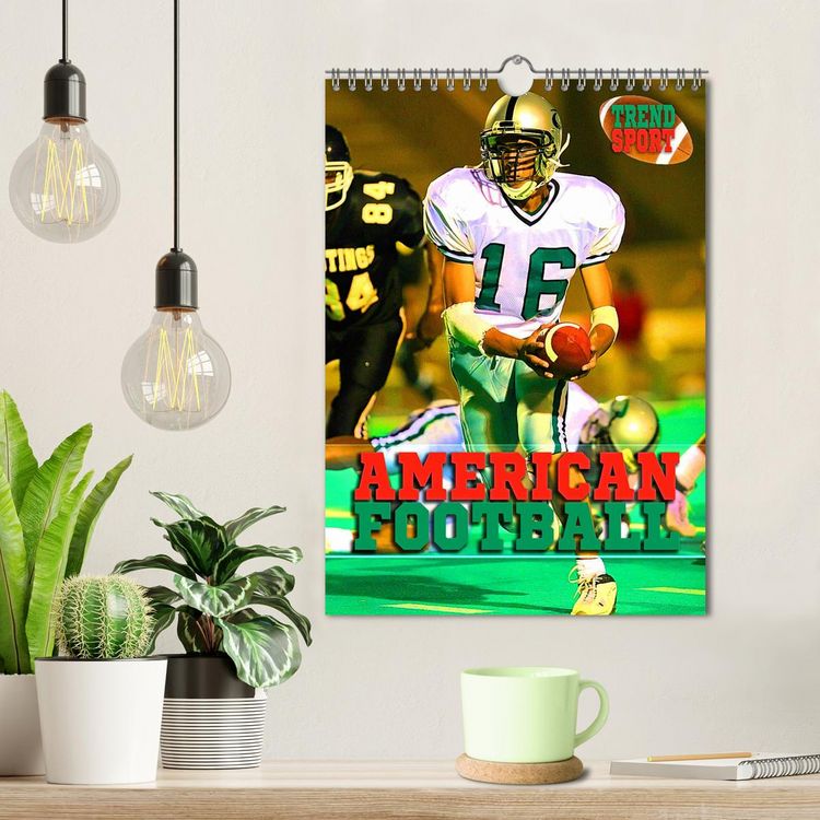 Produktbild: Trendsport American Football (Wandkalender 2026 DIN A4 hoch), CALVENDO Monatskalender