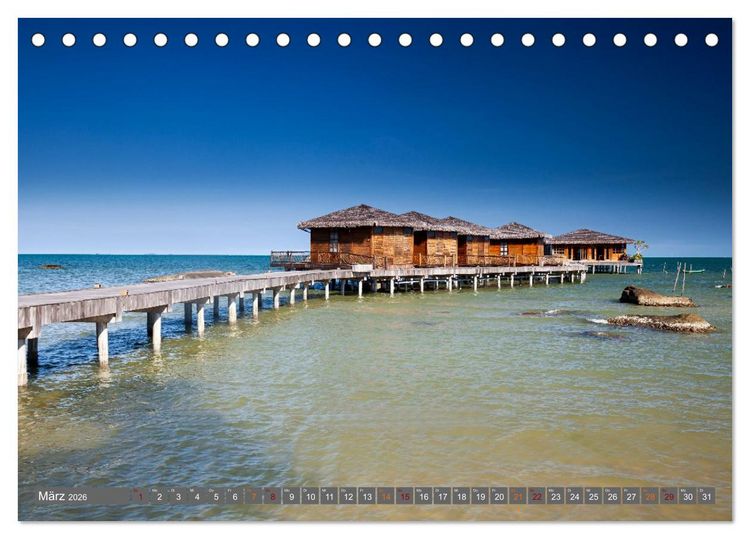 Produktbild: Vietnam, die sch&ouml;nsten Traumstr&auml;nde (Tischkalender 2026 DIN A5 quer), CALVENDO Monatskalender