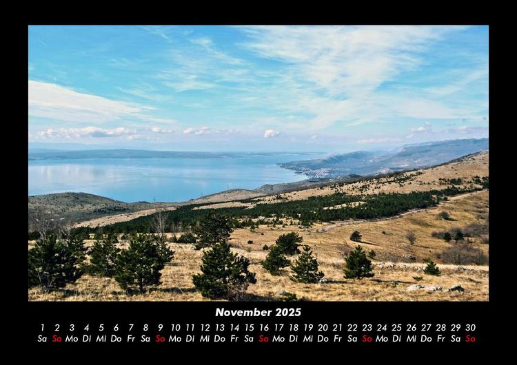 Produktbild: Naturlandschaften 2025 Fotokalender DIN A3