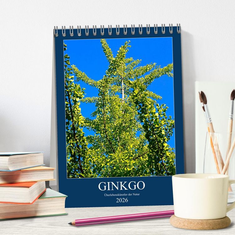 Produktbild: Ginkgo (Tischkalender 2026 DIN A5 hoch), CALVENDO Monatskalender