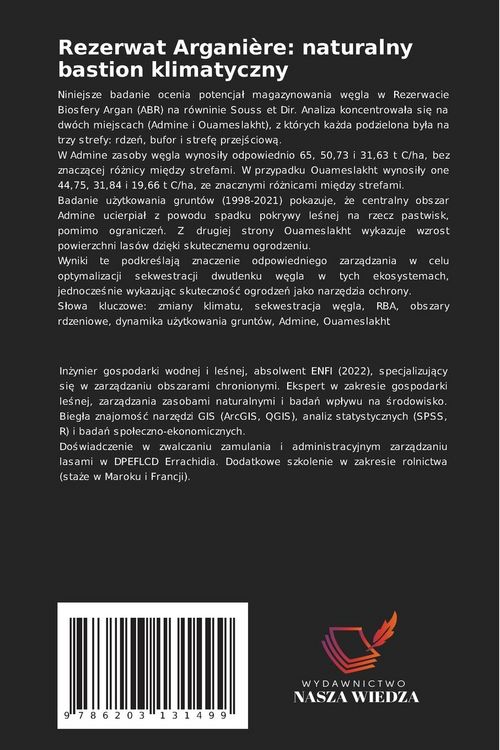 Produktbild: Rezerwat Argani&egrave;re: naturalny bastion klimatyczny