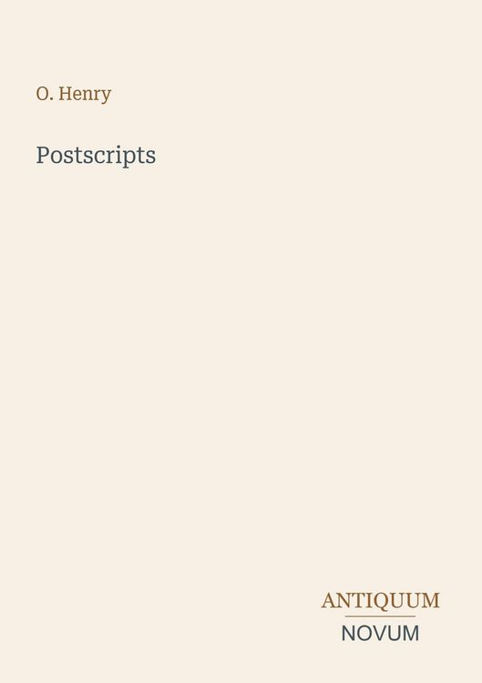 Produktbild: Postscripts